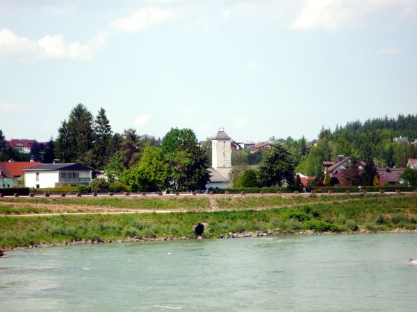 Ehemaliger Wasserturm in Oberndorf für die Versorgung von Laufen