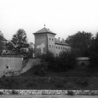 Das alte Gefängnis von Oberndorf aus gesehen