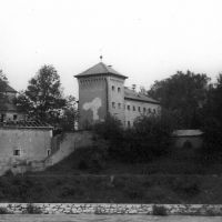 Das alte Gefängnis von Oberndorf aus gesehen